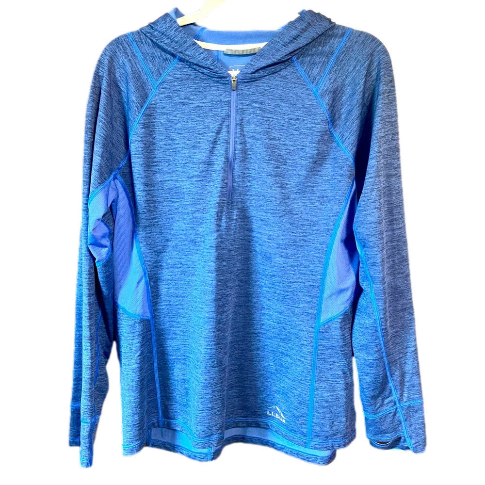 Women’s size large L.L Bean purple 3/4 zip sweatshirt